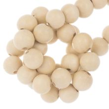 Wooden Beads Vintage Look (6 mm) Cream (140 pcs)