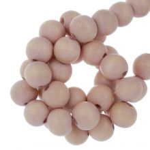 Wooden Beads Vintage Look (12 mm) Peach Puff (70 pcs)