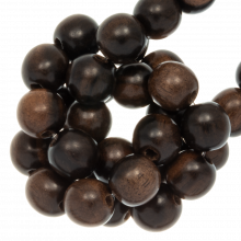 round  beads shape ebony color