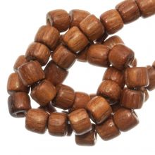 wooden beads natural color grey small size 5 mm