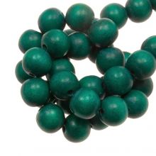 wooden round beads bright color malachite 12 mm size