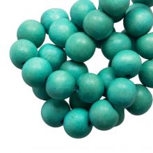 Wooden Beads Intense Look (12 mm) Turquoise (70 pcs)