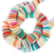 Polymer Clay Beads (6 x 1 mm) Mix Color Retro (300 pcs)