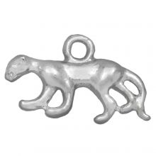 Charm Panther (11 x 18 x 3 mm) Antique Silver (25 pcs)