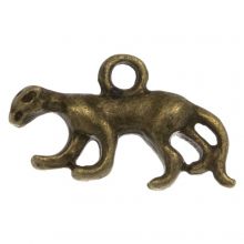 Charm Panther (11 x 18 x 3 mm) Bronze (25 pcs)