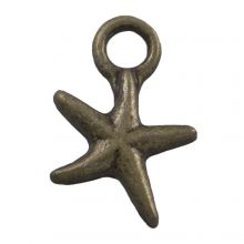 Charm Starfish (17.5 x 12 x 2 mm) Bronze (25 pcs)