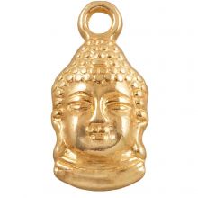 Charm Buddha (15 x 7 mm) Gold (25 pcs)