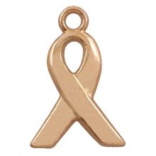 Charm Ribbon (14 x 9 mm) Gold (25 pcs)