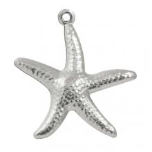 Charm Starfish Stainless Steel (22 x 19 mm) Antique Silver (10 pcs)