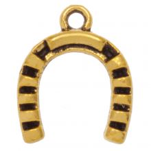 Charm Horseshoe (16 x 14 mm ) Gold (10 pcs)