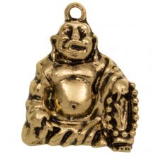 Charm Buddha (28 x 22 mm) Gold (5 pcs)