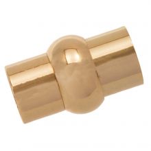 Magnetic Clasps (hole size 8 mm) Gold (1 pcs)