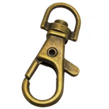 Key Clasps (34 x 13 mm) Bronze (10 pcs)