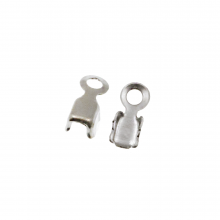 Rhinestone Chain Connector (2.4 mm) Silver (20 pcs)
