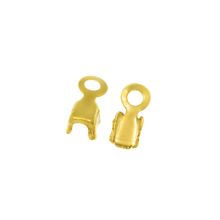 Rhinestone Chain Connector (2.4 mm) Gold (20 pcs)