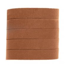 Leather Cord Flat (10 x 2 mm) Natural Dye Sierra Brown (1 meter)