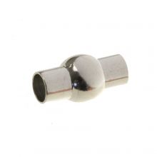 Magnetic Clasps (hole size 3 mm) Antique Silver (1 pcs) 