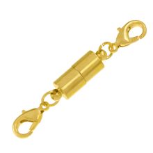 Magnetic Clasp with Lobster Clasps (45 x 7.5 mm) Gold (1 pcs)