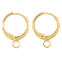 Huggie Earrings (14.5 x 12 mm) Gold (4 pcs)