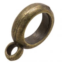 Bail Bead (inside size 7 mm) Bronze (10 pcs)