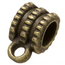 Bail Bead (inside size 4 mm) Bronze (10 pcs)