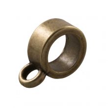 Connector 1 Eyelet (hole size 6 mm) Bronze (10 pcs)