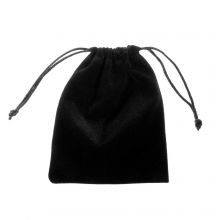Velvet Bags (10 x 12 cm) Black (10 pcs)