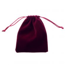 Velvet Bags (10 x 12 cm) Burgundy Red (10 pcs)