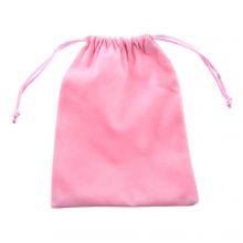 Velvet Bags (15 x 12 cm) Candy Pink (5 pcs)