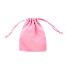 Velvet Bags (9 x 7 cm) Candy Pink (10 pcs)