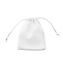 Velvet Bags (7 x 9 cm) White (10 pcs)