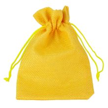 Jute Bags (10 x 14 cm) Goldenrod (5 pcs)