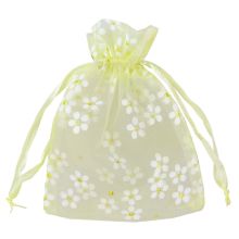 Organza Bags (14 x 10 cm) Tender Yellow (5 pcs)