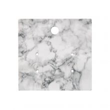 Jewelry Display Cards Earrings - Marbled (4.5 x 4.5 cm) White (5 pcs)