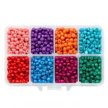Bead Kit XL - Seed beads (4 mm / 225 gram) Mix Color