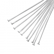 Head Pins (50 x 0.7 mm) Antique Silver (50 pcs)