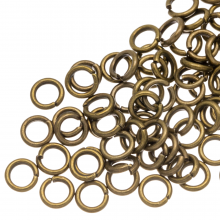 Jump Ring (6 x 1.2 mm) Bronze (100 pcs)