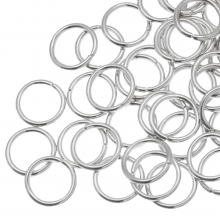 Jump Ring (10 x 1.2 mm) Antique Silver (40 pcs)