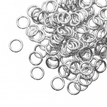 Jump Rings (6 x 0.7 mm) Antique Silver (200 pcs)