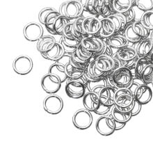 Jump Rings (8 x 0.8 mm) Antique Silver (200 pcs)