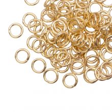 Jump Ring (6 x 1 mm) Gold (100 pcs)