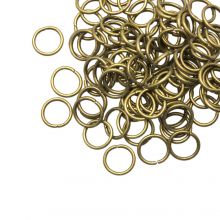 Jump Ring (8 x 1 mm) Bronze (50 pcs)