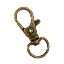 Key Clasps (34 x 13 mm) Bronze (10 pcs)