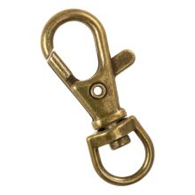 Key Clasps (39 x 14 x 7 mm) Bronze (10 pcs)