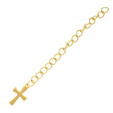 Stainless Steel Chain Extension (65 mm) Gold (5 pcs)