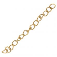 Stainless Steel Chain Extension (47 mm) Gold (10 pcs)