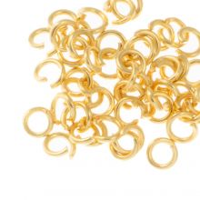 Stainless Steel Jump Rings (3 x 0.6 mm) Gold (50 pcs)