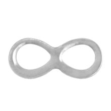 Stainless Steel Charm Infinity (10 x 4 x 1 mm) Antique Silver (10 pcs)