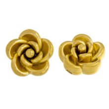 Stainless Steel Beads Rose (10 x 6 mm) Gold (2 pcs)