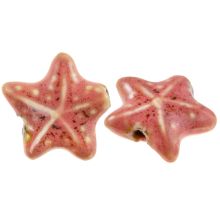 Ceramic Beads Starfish (20 x 21 x 9 mm) Canyon Clay (3 pcs)
